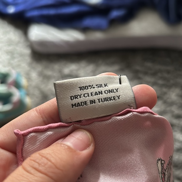 Ardeo Studios Pink Tiger Silk Scarf Sammi Jefcoate 45cm x 45cm - Picture 6 of 6